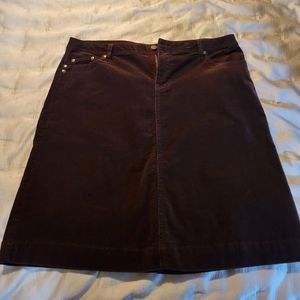 Courderoy skirt